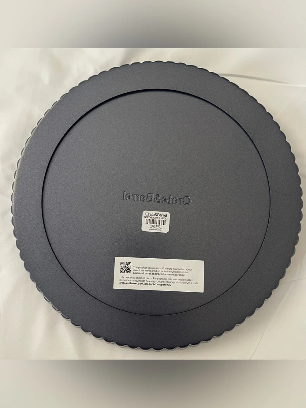 Crate & Barrel Slate Blue 10